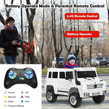 Load image into Gallery viewer, 12V Off Road Mercedes-Benz Unimog Ride On Car-White
