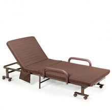 Load image into Gallery viewer, Adjustable Guest Single Bed Lounge Portable Wheels