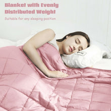 Load image into Gallery viewer, 10 lbs Premium Cooling Heavy Weighted Blanket-Pink