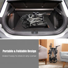 Load image into Gallery viewer, 2 Passenger Push Pull Stroller with Adjustable Handle Bar