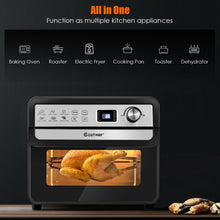 Load image into Gallery viewer, 12-in-1 23 QT Digital Toaster Air Fryer Oven Rotisserie with 9 Accessories