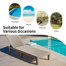 Load image into Gallery viewer, Outdoor Recliner Chair with 5-Position Adjustable Backrest-Brown