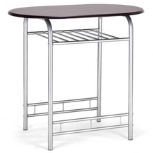 Load image into Gallery viewer, 3 Pcs Home Bistro Table and 2 Chairs Dining Set-Coffee