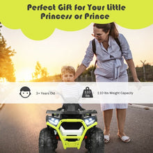 Load image into Gallery viewer, 12 V Kids Electric 4-Wheeler ATV Quad with MP3 and LED Lights-White