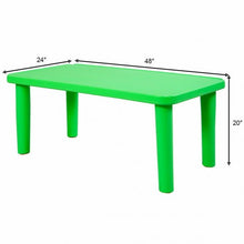 Load image into Gallery viewer, Kids Portable Plastic Activity Table for Home and School