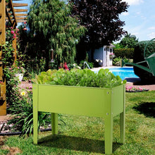 Load image into Gallery viewer, 24.5" x12.5" Outdoor Elevated Garden Plant Stand Flower Bed Box