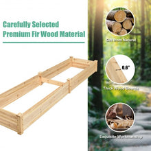 Load image into Gallery viewer, Wooden Vegetable Raised Garden Bed