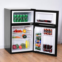 Load image into Gallery viewer, 3.2 cu ft. Compact Stainless Steel Refrigerator-Black