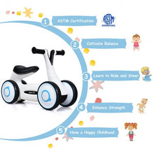 Load image into Gallery viewer, Baby Balance Bike Bicycle Toddler Toys Rides No-Pedal-White