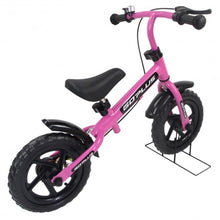 Load image into Gallery viewer, 12" Three Colors Kids Bike Bicycle with Brakes and Bell-Pink
