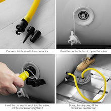 Load image into Gallery viewer, 2-3 Person Inflatable Air Pump Fishing Boat With Oars-Blue