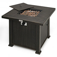 Load image into Gallery viewer, 30" 50000 BTU Square Propane Gas Fire Pit Table