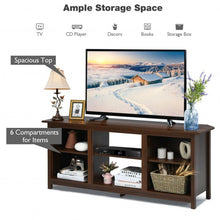 Load image into Gallery viewer, 2-Tier Entertainment Media Console Center-Coffee