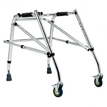 Load image into Gallery viewer, Folding Adjustable Walker Small Aluminum Walker -Silver