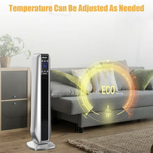 Load image into Gallery viewer, 1500W Portable Oscillating Space Heater with Remote Control-Silver