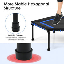 Load image into Gallery viewer, 50" Hexagonal Fitness Trampoline Exercise Rebounder with Pad-Blue