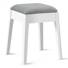 Load image into Gallery viewer, Vanity Table Set with Flip Top Mirror Makeup Dressing Table with Cushioned Stool