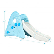 Load image into Gallery viewer, Freestanding Baby Slide Indoor First Play Climber Slide Set for Boys Girls -Blue