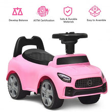 Load image into Gallery viewer, Foot-to-Floor Kids Ride-On Push Toddler Sliding Car-Pink