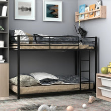 Load image into Gallery viewer, Metal Bunk Bed Twin Over Classic Bunk Bed Frame