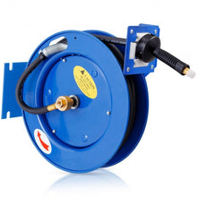 Load image into Gallery viewer, 300 PSI 3/8" x 25' Auto Rewind Retractable Compressor Hose Reel
