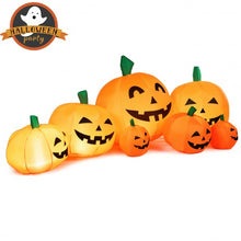 Load image into Gallery viewer, 7.5' Halloween Inflatable 7 Pumpkins Patch with LED Lights