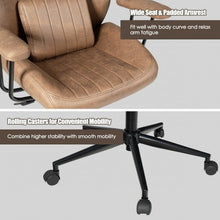 Load image into Gallery viewer, Adjustable Ergonomic High Back Office Chair with Lumbar Support-Brown