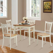 Load image into Gallery viewer, 5 Piece Dining Folding Tabletop Set 4 Chairs