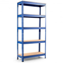 Load image into Gallery viewer, 5-Tier Steel Shelving Unit Storage Shelves Heavy Duty Storage Rack-Blue