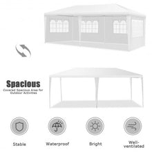 Load image into Gallery viewer, 10' x 20' Canopy Tent Wedding Party Tent with Carry Bag