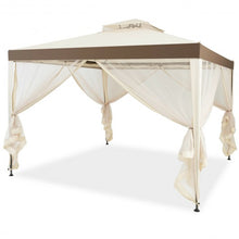 Load image into Gallery viewer, Canopy Gazebo Tent Shelter Garden Lawn Patio with Mosquito Netting-Beige