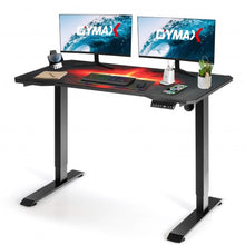 Load image into Gallery viewer, Electric Standing Gaming Desk with Height Adjustable Splice Board