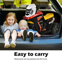 Load image into Gallery viewer, 6V 3-Wheel Electric Ride-On Toy Motorcycle Trike with Music and Horn