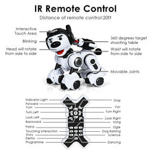 Load image into Gallery viewer, Wireless Programmable Interactive Remote Control Robotic Dog-Black