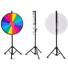 Load image into Gallery viewer, 24" Editable Dry Erase Extension Base Fortune Spinning Game