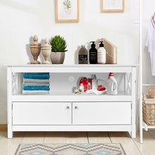 Load image into Gallery viewer, 44" Wooden Storage Cabinet TV Stand-White