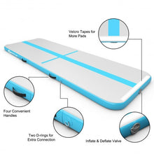 Load image into Gallery viewer, Air Track Inflatable Gymnastics Tumbling Mat with Pump-Blue