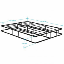 Load image into Gallery viewer, 9 Inch Platform Low Profile Bed Frame Steel Slat Mattress Foundation