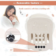 Load image into Gallery viewer, 3-in-1 Baby Bed Crib with 2" Mattress