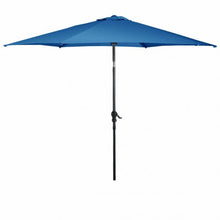 Load image into Gallery viewer, 9 ft Patio Outdoor Umbrella with Crank-Blue
