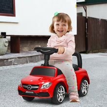Load image into Gallery viewer, Mercedes Benz Licensed Kids Ride On Push Car-Red