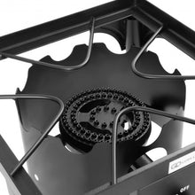 Load image into Gallery viewer, 100 000-BTU Portable Propane Outdoor Camp Stove with Adjustable Legs