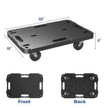 Load image into Gallery viewer, 1200lbs Weight Capacity Furniture Dolly with Interlocking System