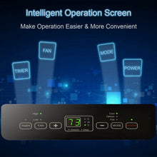 Load image into Gallery viewer, 12000 BTU Electric Portable Air Cooler Dehumidifier Cool Fan