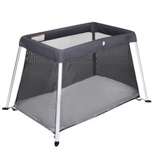 Load image into Gallery viewer, Portable Lightweight Baby Playpen Playard with Travel Bag-Dark Gray