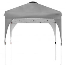 Load image into Gallery viewer, 6.6 x 6.6 FT Pop Up Height Adjustable Canopy Tent with Roller Bag-Gray