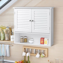 Load image into Gallery viewer, Double Doors Shelves Bathroom Wall Storage Cabinet