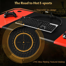 Load image into Gallery viewer, Computer Gaming Desk with Large Carbon Fiber Surface