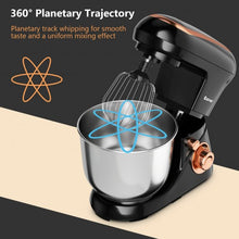 Load image into Gallery viewer, 5.3 Qt Stand Kitchen Food Mixer 6 Speed with Dough Hook Beater-Black