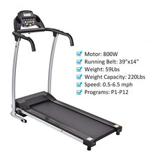 Load image into Gallery viewer, 800 W Folding Fitness Treadmill Running Machine